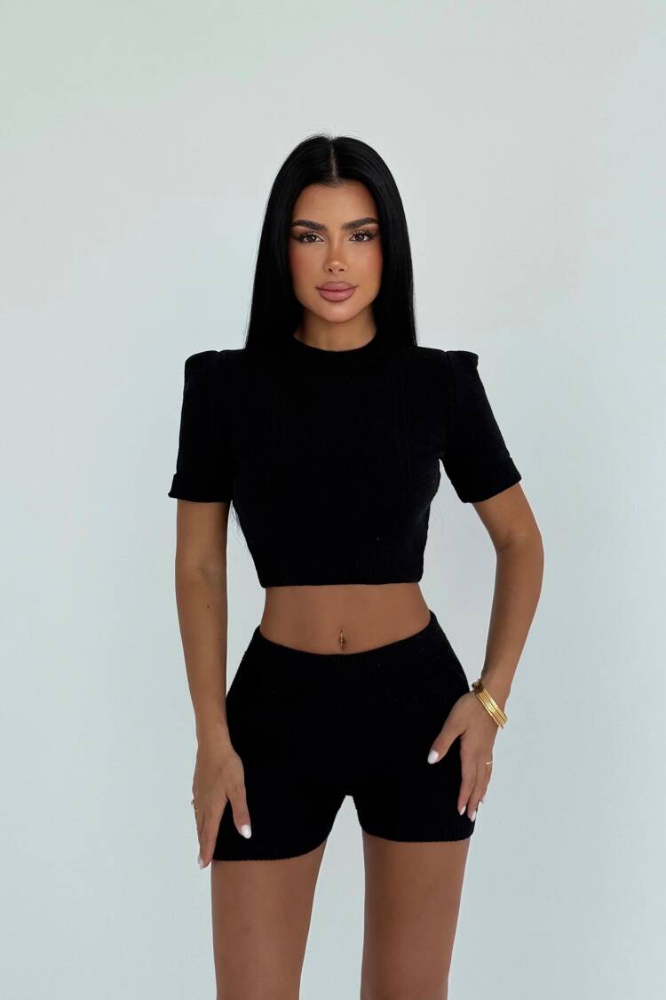 Slim Fit Puff Sleeve Athletic Set - Brand: EYYO ATELIER - Women & Kids, Baby Clothes Wholesale - Globality Store