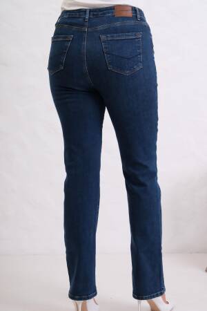 Blue Casual Plus Size Mom Jeans With High Waist - Brand: LACARINO - Women & Kids, Baby Clothes Wholesale - Globality Store