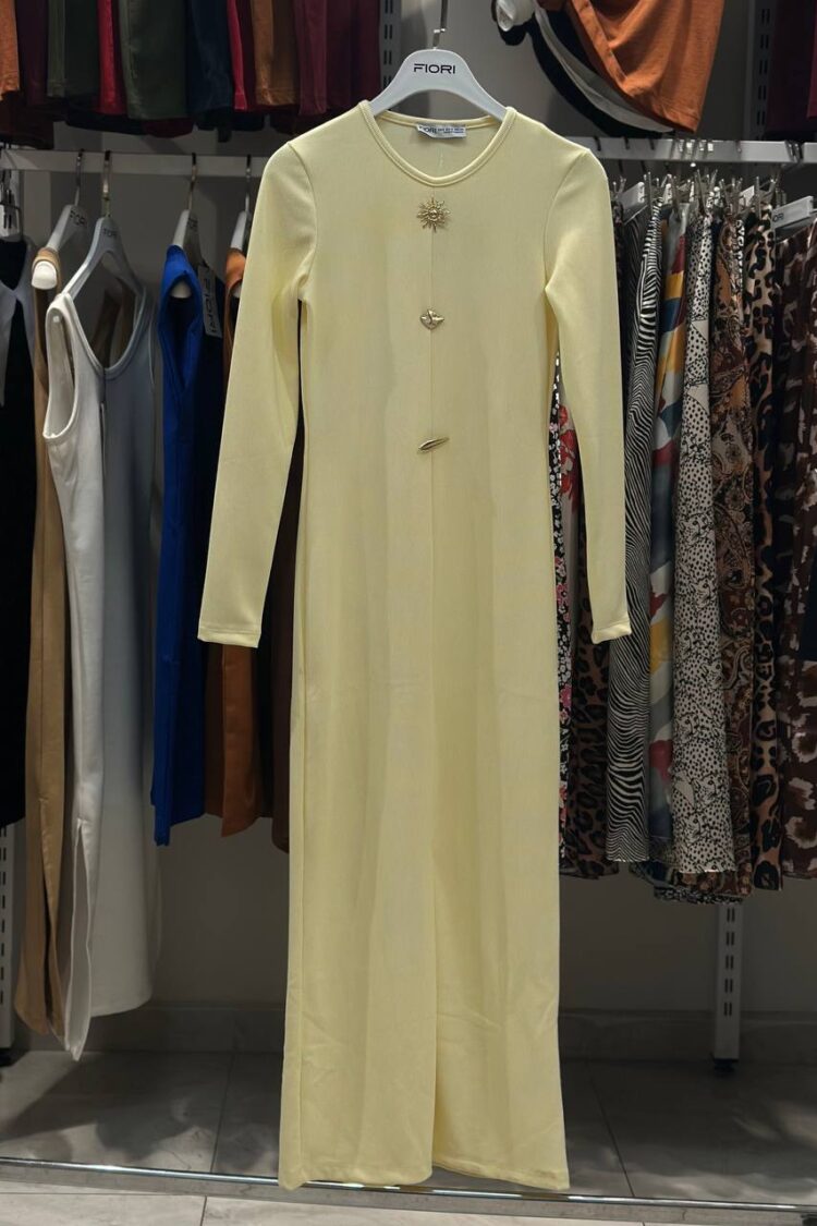 Elegant Sheath Dress With Long Sleeves - Brand: Fiori - Women & Kids, Baby Clothes Wholesale - Globality Store