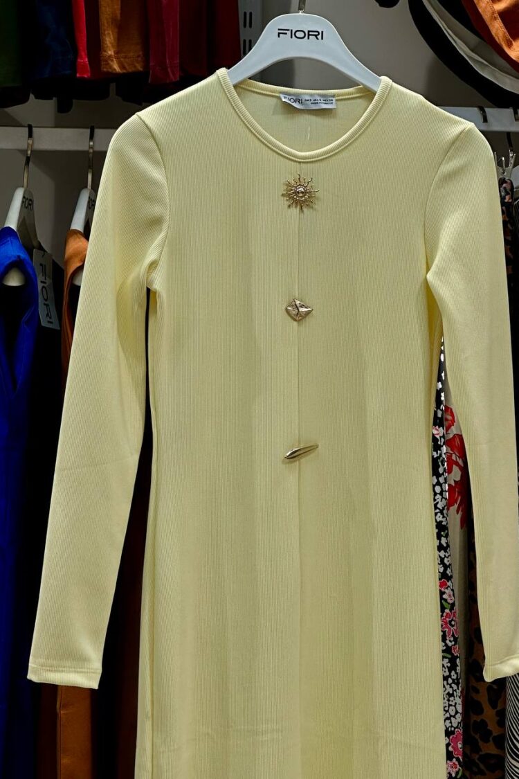 Elegant Sheath Dress With Long Sleeves