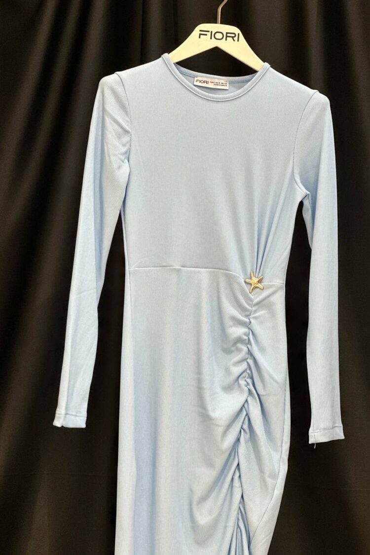 ElegantSheath Dress With Long Sleeves