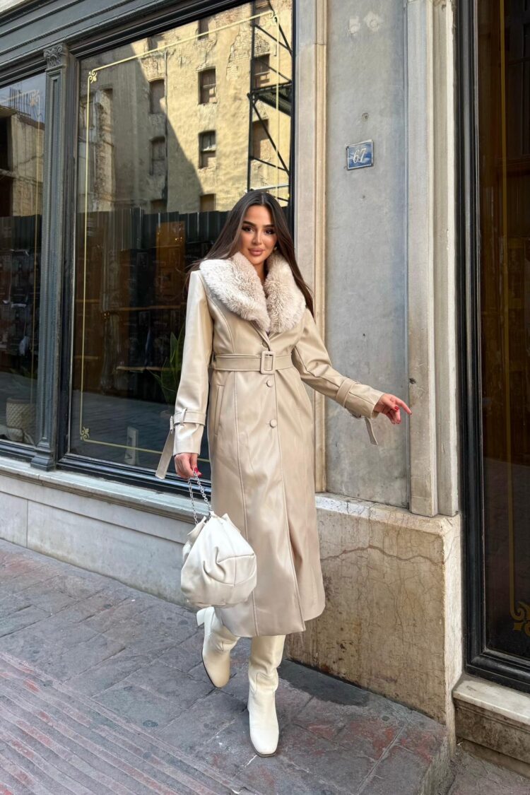 Elegant Single-Breasted Long Coat