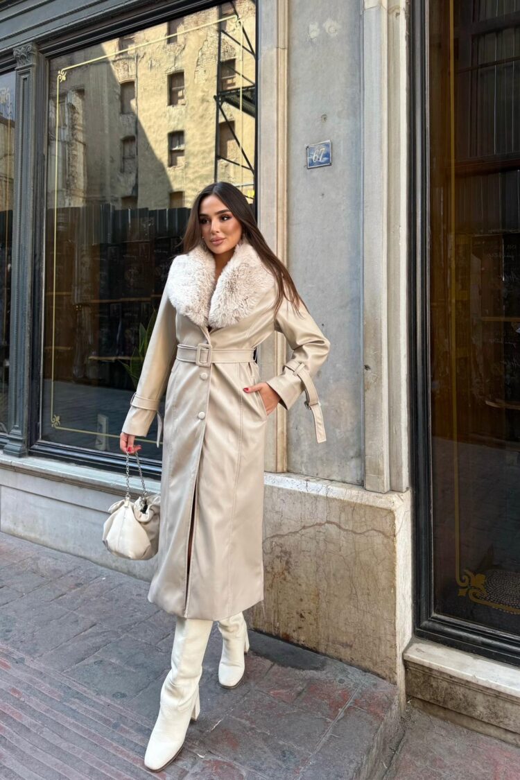 Elegant Single-Breasted Long Coat