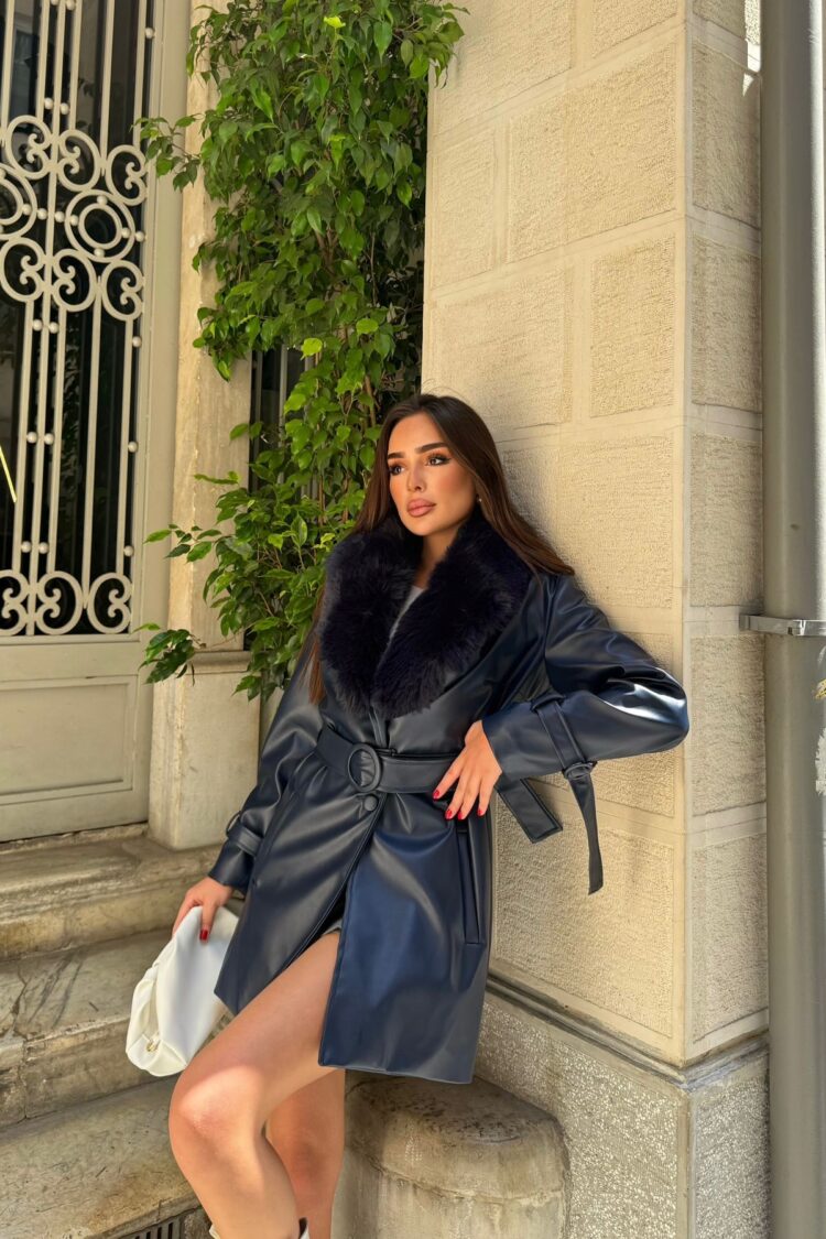 Black Slim Fit Single-Breasted Coat With Notched Collar - Brand: My Jest Fashion - Women & Kids, Baby Clothes Wholesale - Globality Store