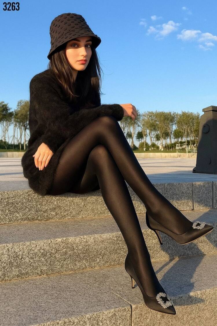 Black Elegant High Waist Skinny Leg Leggings