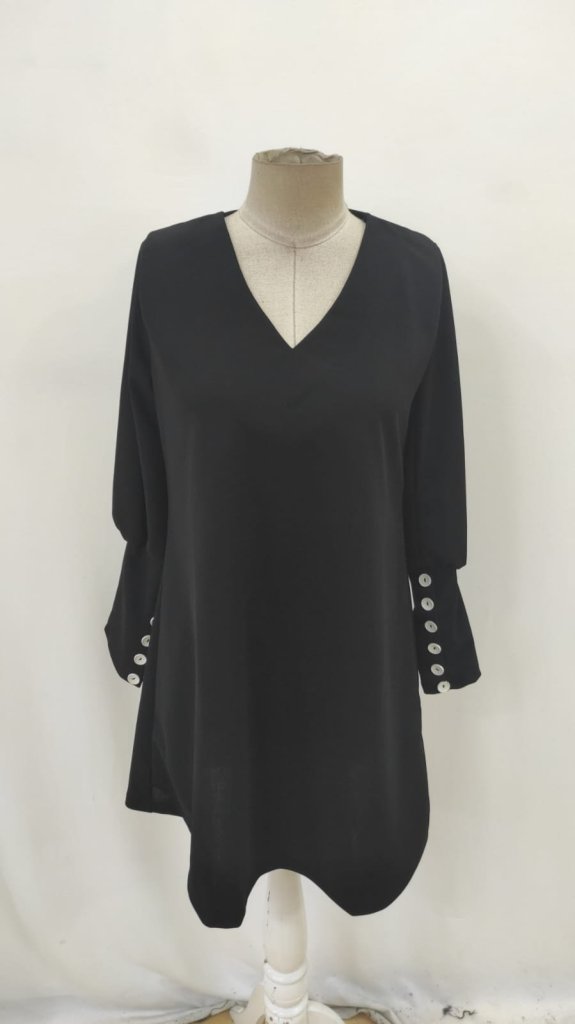 Modest Elegant Mini Shift Dress