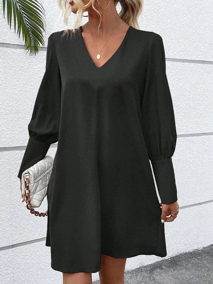 Modest Elegant Mini Shift Dress