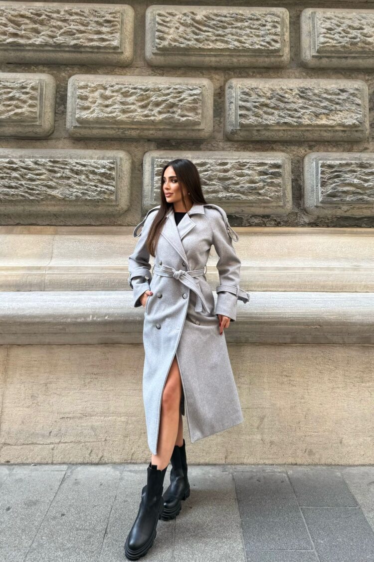 Double-Breasted Elegant Coat
