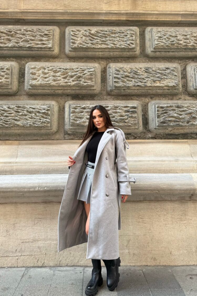 Double-Breasted Elegant Coat