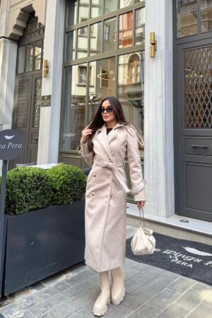 Double-Breasted Slim Fit Coat - Brand: My Jest Fashion - Women & Kids, Baby Clothes Wholesale - Globality Store