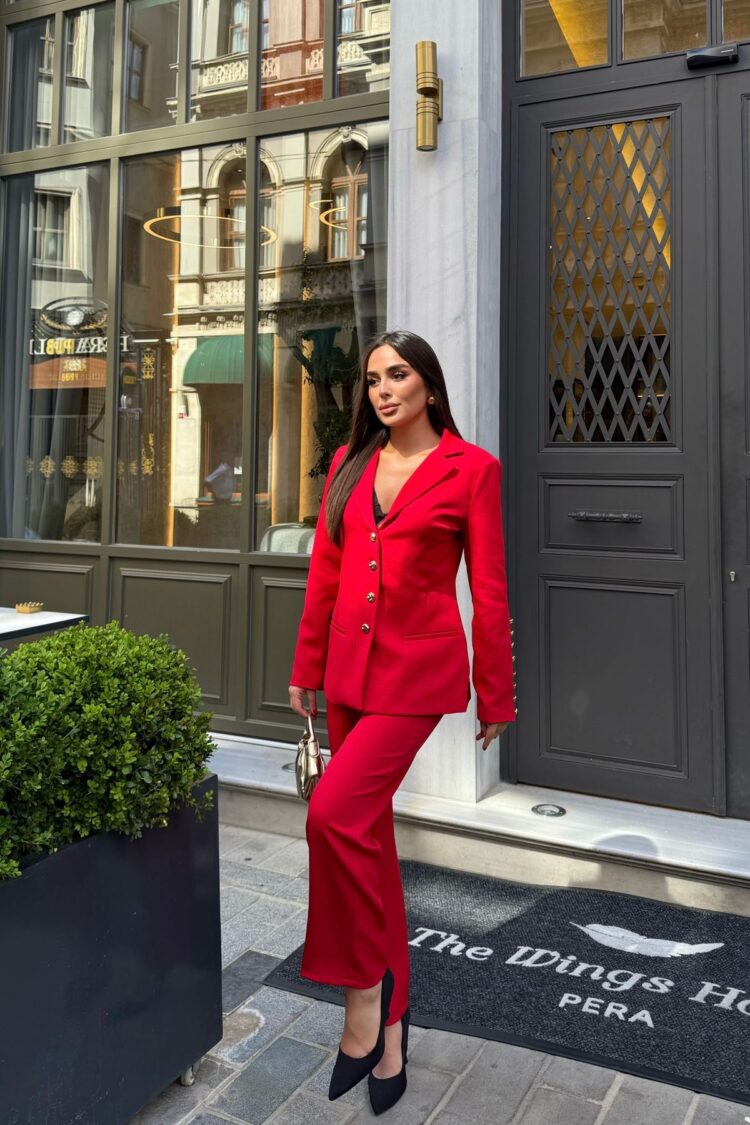 Formal Elegant Suit With Tuxedo Pants