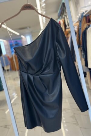 Sexy Black Bodycon Mini Dress With One Shoulder Neck - Brand: Sobe Istanbul - Women & Kids, Baby Clothes Wholesale - Globality Store
