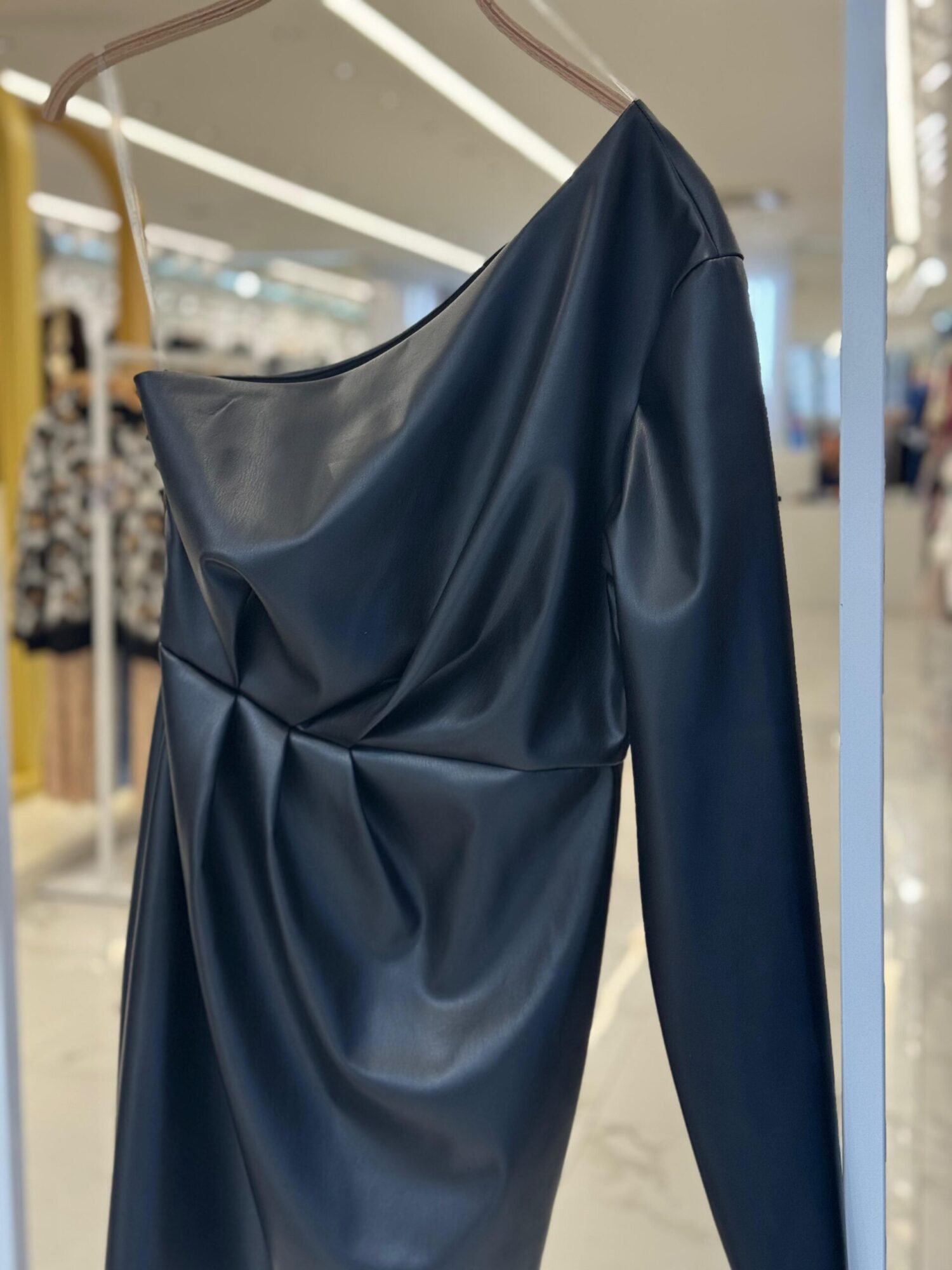 Sexy Black Bodycon Mini Dress With One Shoulder Neck - Brand: Sobe Istanbul - Women & Kids, Baby Clothes Wholesale - Globality Store