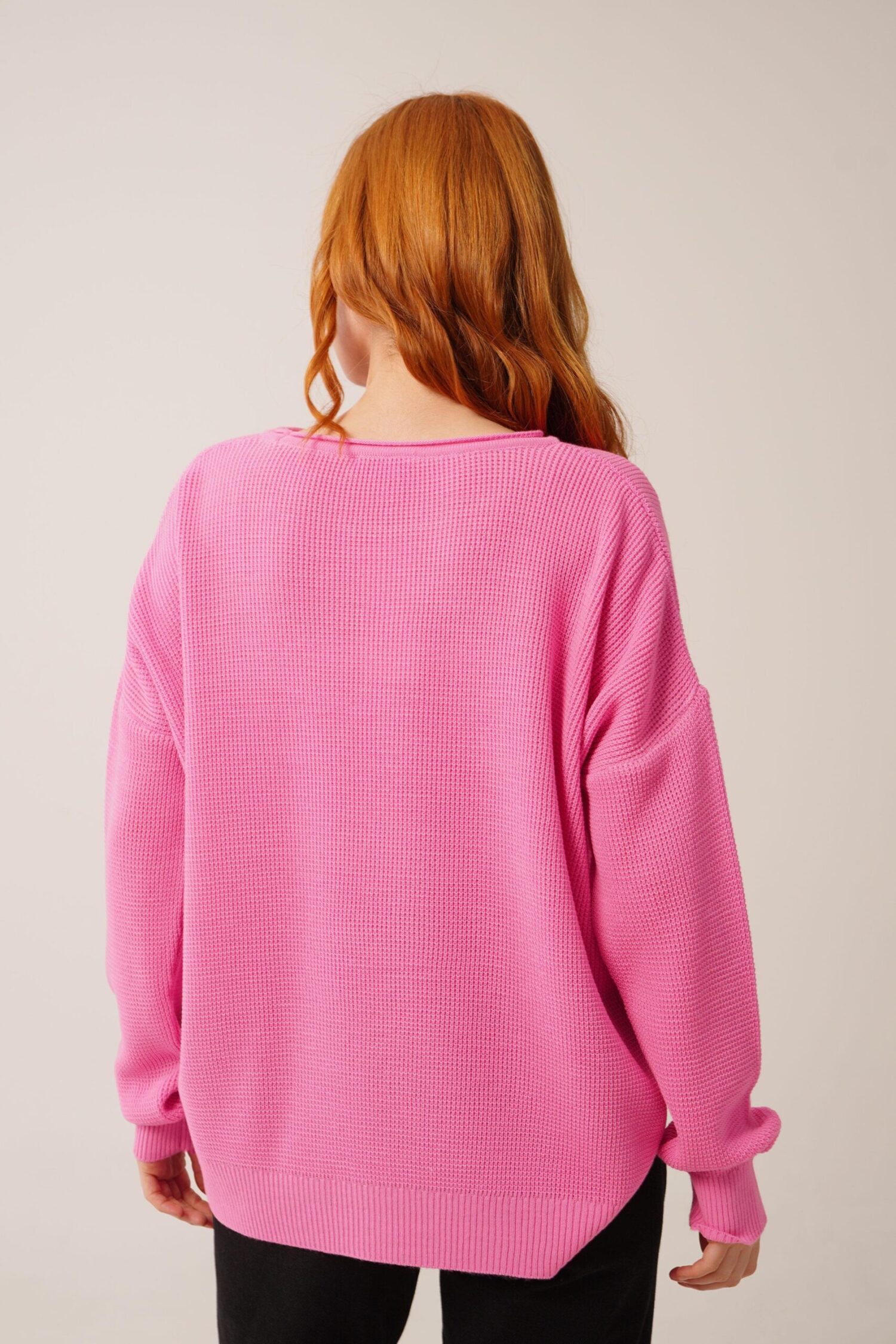 Oversized Casual Sweater For Work & Party - Brand: Lustrin - Women & Kids, Baby Clothes Wholesale - Globality Store