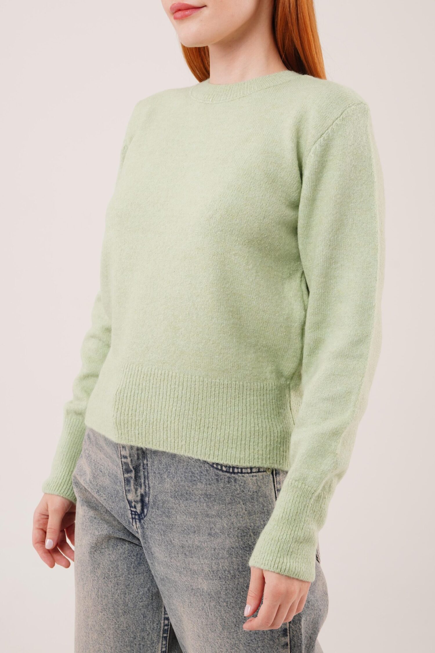 Sweater With Crew Neck And Long Sleeves - Brand: Lustrin - Women & Kids, Baby Clothes Wholesale - Globality Store