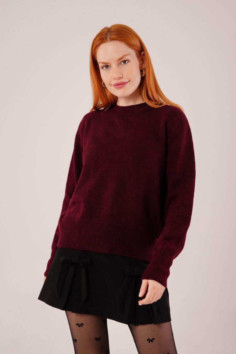 Sweater With High Neck And Long Sleeves - Brand: Lustrin - Women & Kids, Baby Clothes Wholesale - Globality Store
