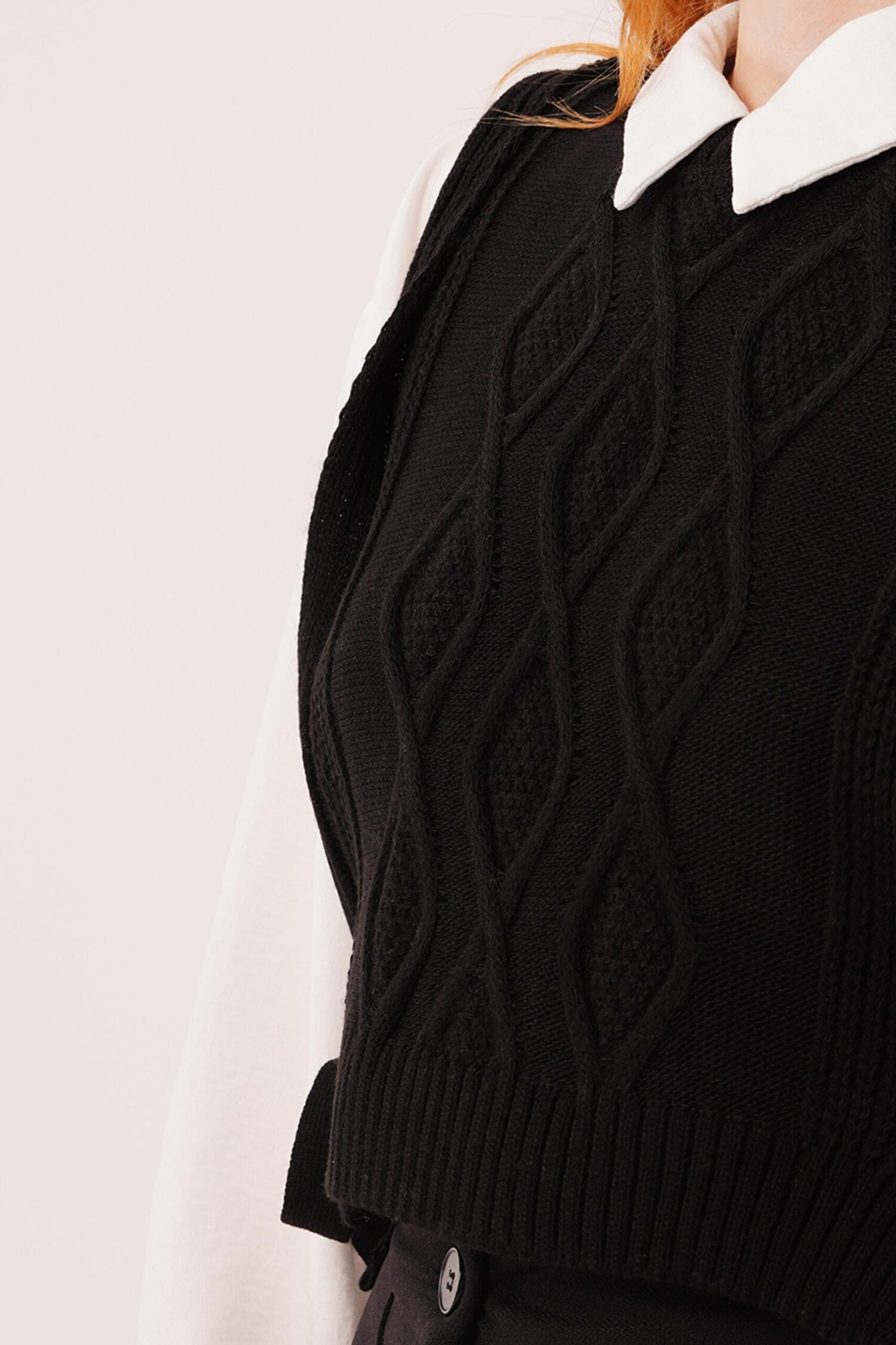 Modest Tie-Up Crop Vest - Brand: Lustrin - Women & Kids, Baby Clothes Wholesale - Globality Store