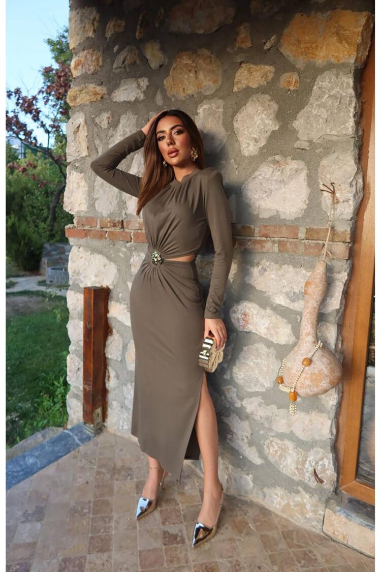 Green Sexy Elegant Formal Sheath Dress