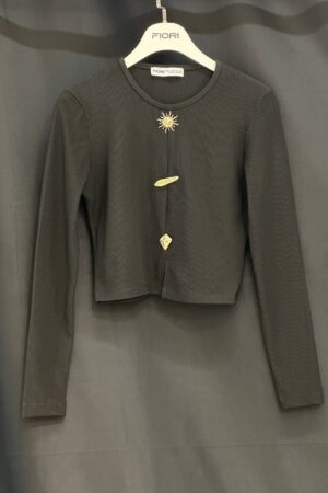 Blouse - Casual Elegant Streetwear Crop Top - Brand: Fiori - Women & Kids, Baby Clothes Wholesale - Globality Store
