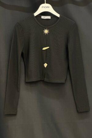 Blouse - Casual Elegant Streetwear Crop Top - Brand: Fiori - Women & Kids, Baby Clothes Wholesale - Globality Store