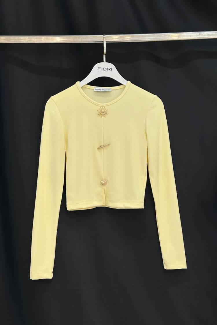 Casual Elegant Blouse With Long Sleeves - Brand: Fiori - Women & Kids, Baby Clothes Wholesale - Globality Store