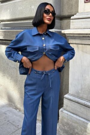 Blue Casual Streetwear Elegant Set - Brand: Sobe Istanbul - Women & Kids, Baby Clothes Wholesale - Globality Store