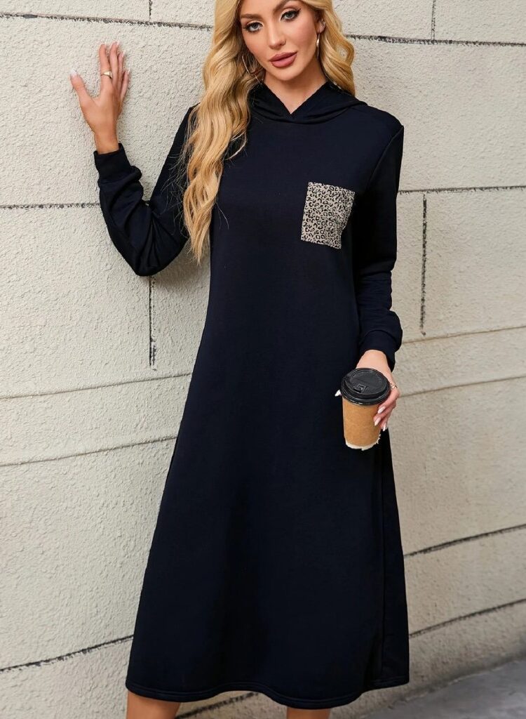 Casual Sport Sweater Dress With Hooded Neck - Brand: Janes - Women & Kids, Baby Clothes Wholesale - Globality Store