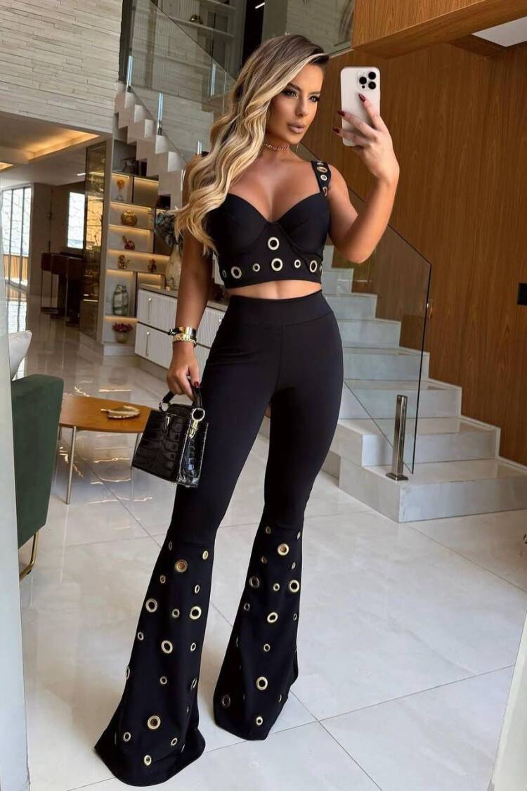 Black Elegant Glam Set - Brand: My Jest Fashion - Women & Kids, Baby Clothes Wholesale - Globality Store
