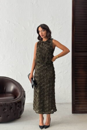 Green Elegant Slim Fit Sleeveless Blouse - Brand: Topshow - Women & Kids, Baby Clothes Wholesale - Globality Store