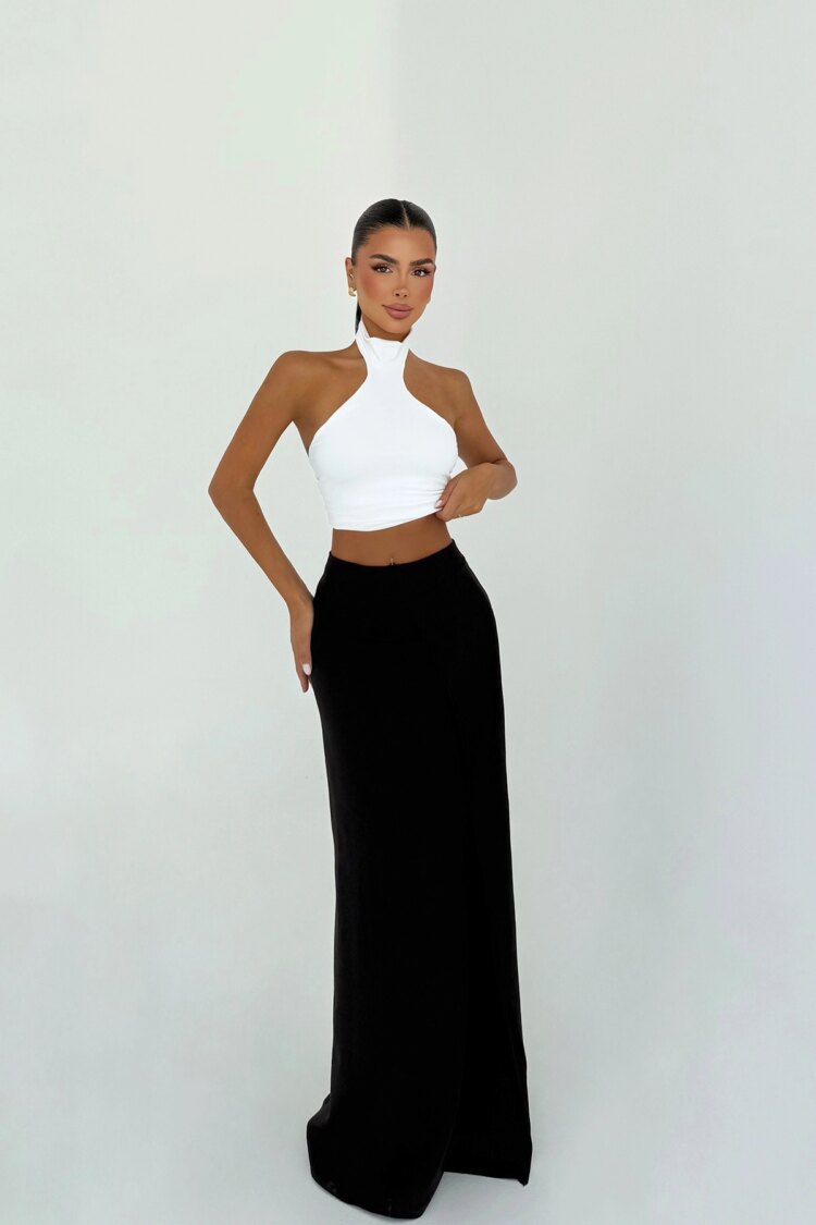 Sexy Elegant Formal Glam Maxi Wrap Skirt