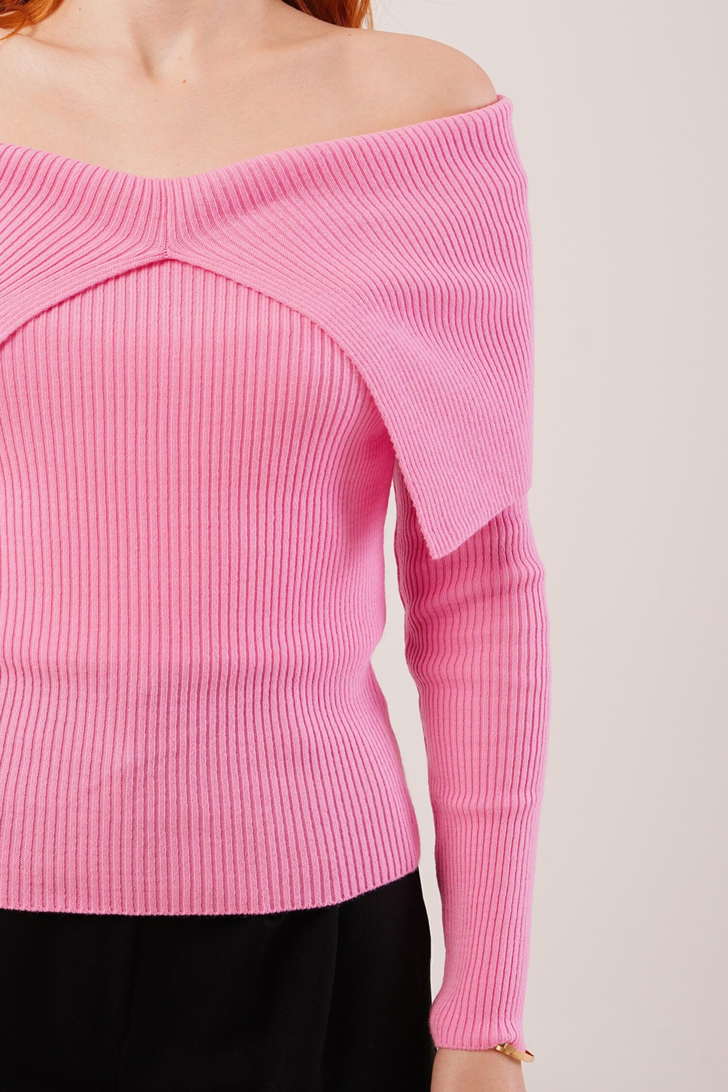 Degaje Collar WholesaleKnitwear Sweater - Brand: Lustrin - Women & Kids, Baby Clothes Wholesale - Globality Store