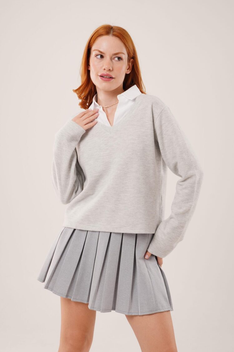 Casual Preppy Elegant Blouse - Brand: Lustrin - Women & Kids, Baby Clothes Wholesale - Globality Store