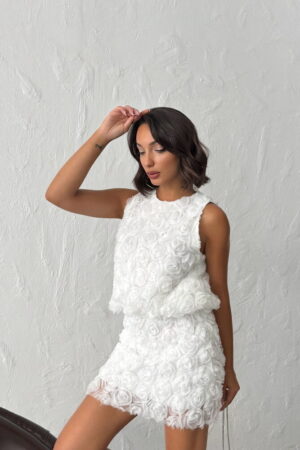 White Elegant Bodycon Mini Skirt High Waist - Brand: Topshow - Women & Kids, Baby Clothes Wholesale - Globality Store