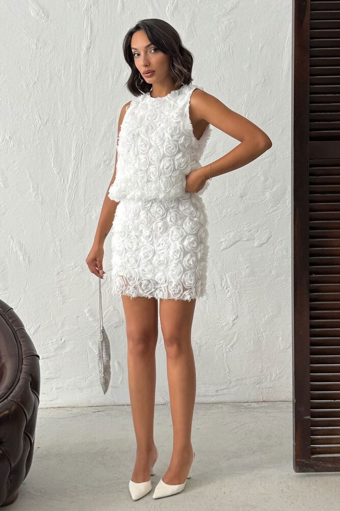 White Elegant Bodycon Mini Skirt High Waist - Brand: Topshow - Women & Kids, Baby Clothes Wholesale - Globality Store