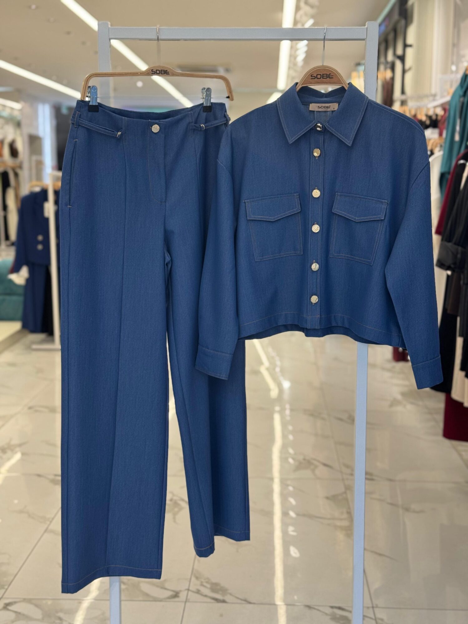 Blue Casual Streetwear Elegant Set - Brand: Sobe Istanbul - Women & Kids, Baby Clothes Wholesale - Globality Store