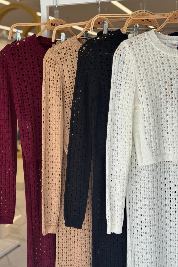 Knitwear Double Skirted Suit