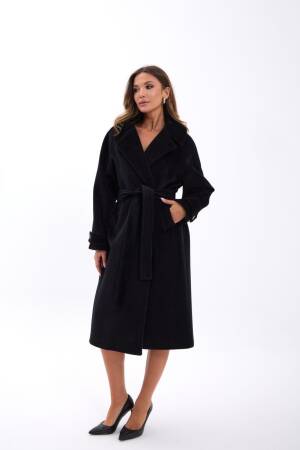Elegant Wrapover Long Coat - Brand: Fame - Women & Kids, Baby Clothes Wholesale - Globality Store