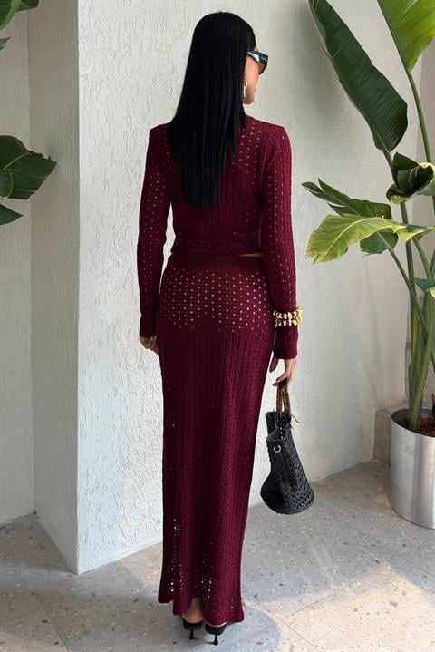 Macey Crochet Crop Set