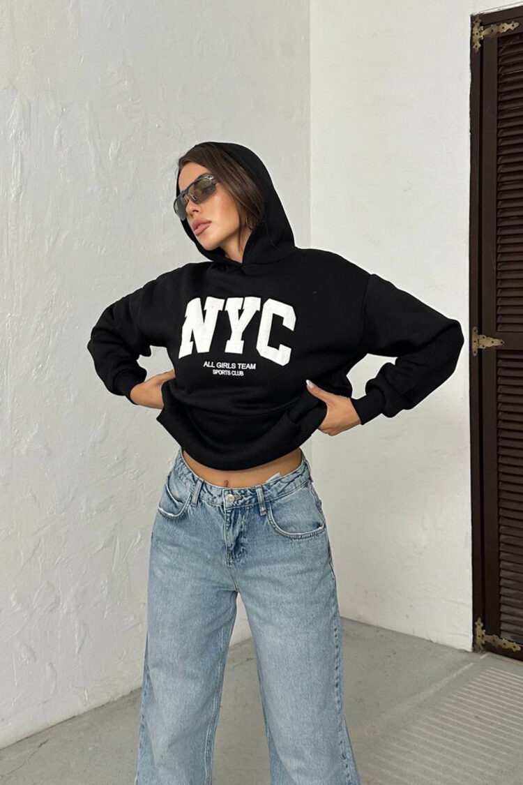 Oversized Fit Sport Casual Sweatshirt