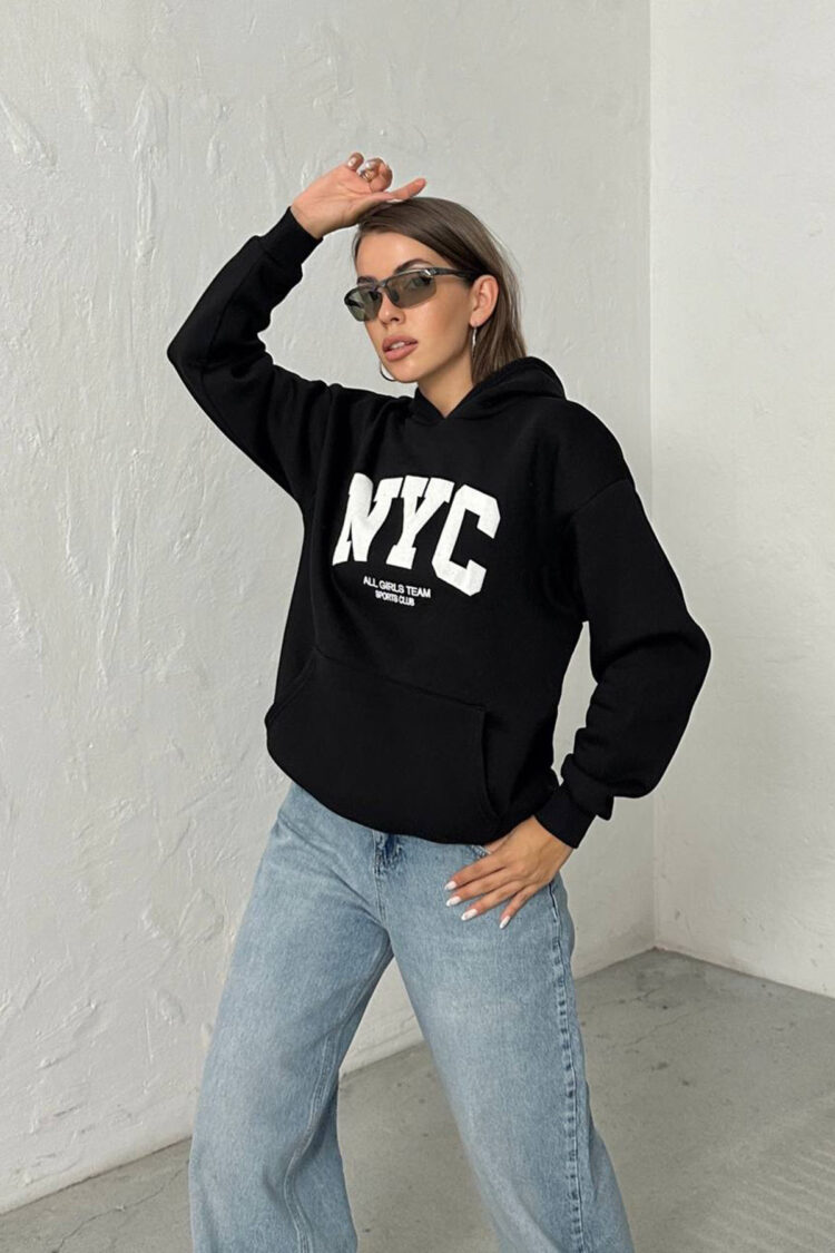 Oversized Fit Sport Casual Sweatshirt
