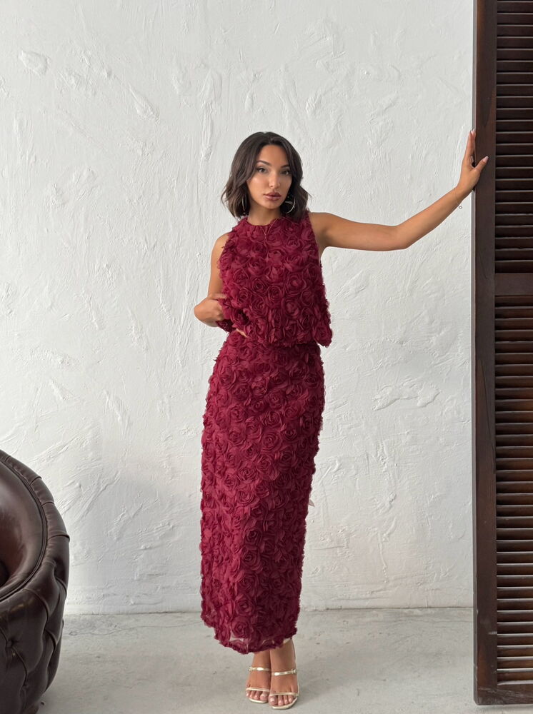 Elegant High Waist Maxi Pencil Skirt