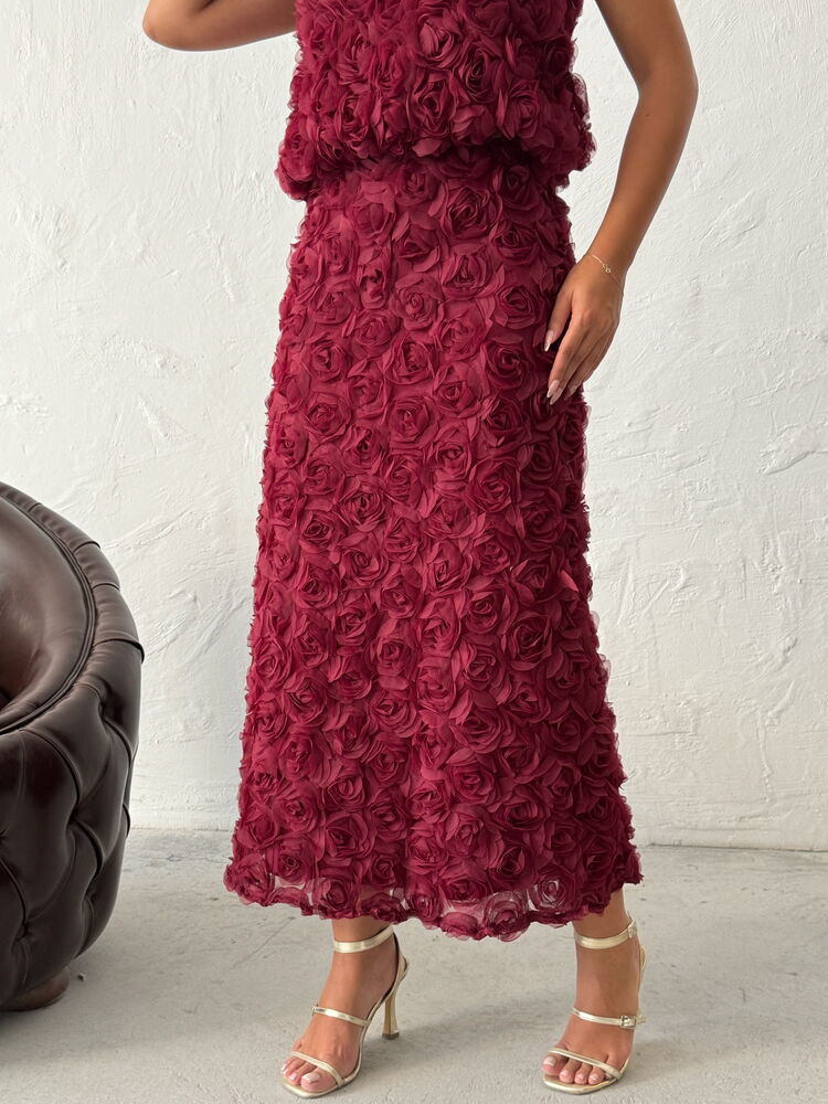 Elegant High Waist Maxi Pencil Skirt
