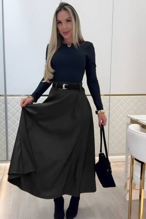 Elegant Formal Midi Flared Skirt - Brand: Janes - Women & Kids, Baby Clothes Wholesale - Globality Store