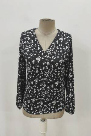 Floral V-Neck Casual Blouse - Brand: Janes - Women & Kids, Baby Clothes Wholesale - Globality Store