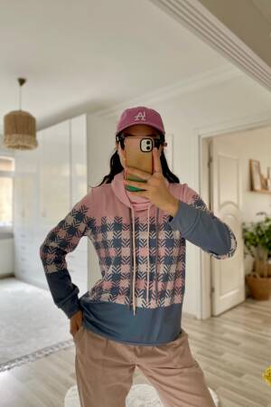 Pink Checkered Cowl Neck Casual Blouse - Brand: Janes - Women & Kids, Baby Clothes Wholesale - Globality Store