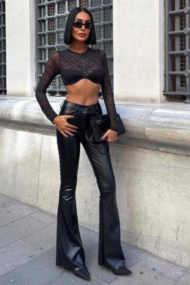 Bootcut Flare Leg Pants