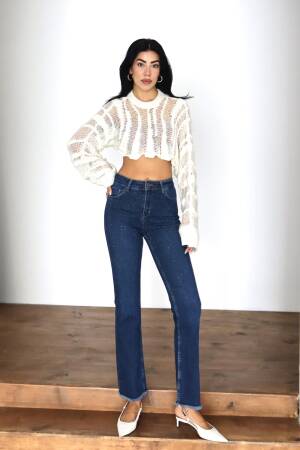 Jeans Mom Style High Waist Buttoned - Brand: LACARINO - Women & Kids, Baby Clothes Wholesale - Globality Store