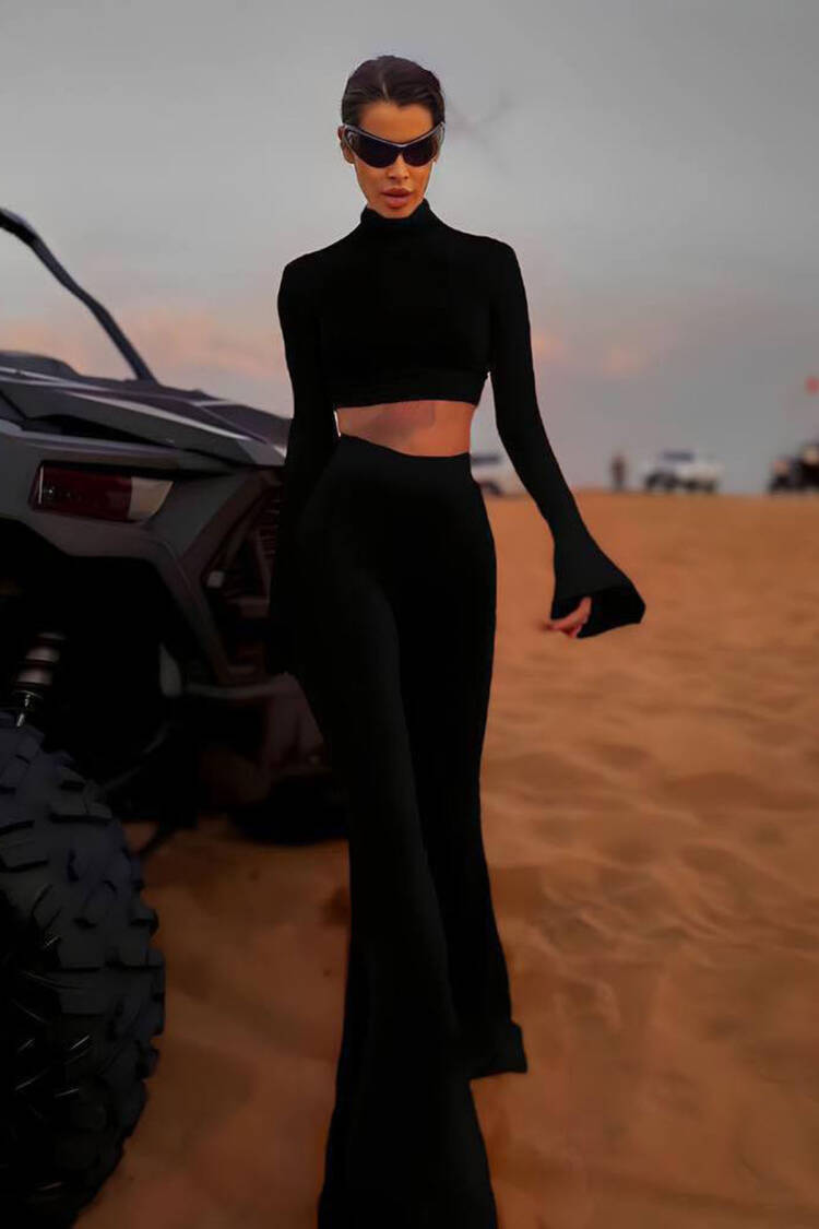 Elegant Sexy Glam Fitted Set For Evening