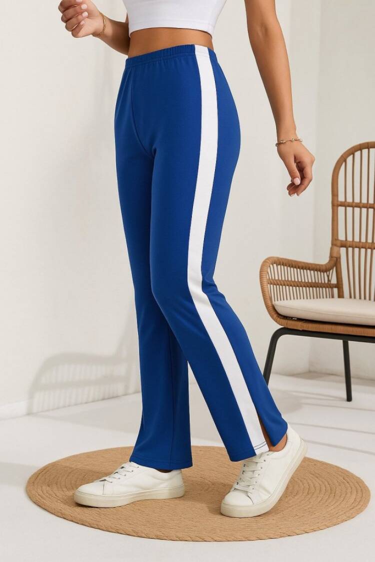 Blue Sport Casual Streetwear Jogger Pants