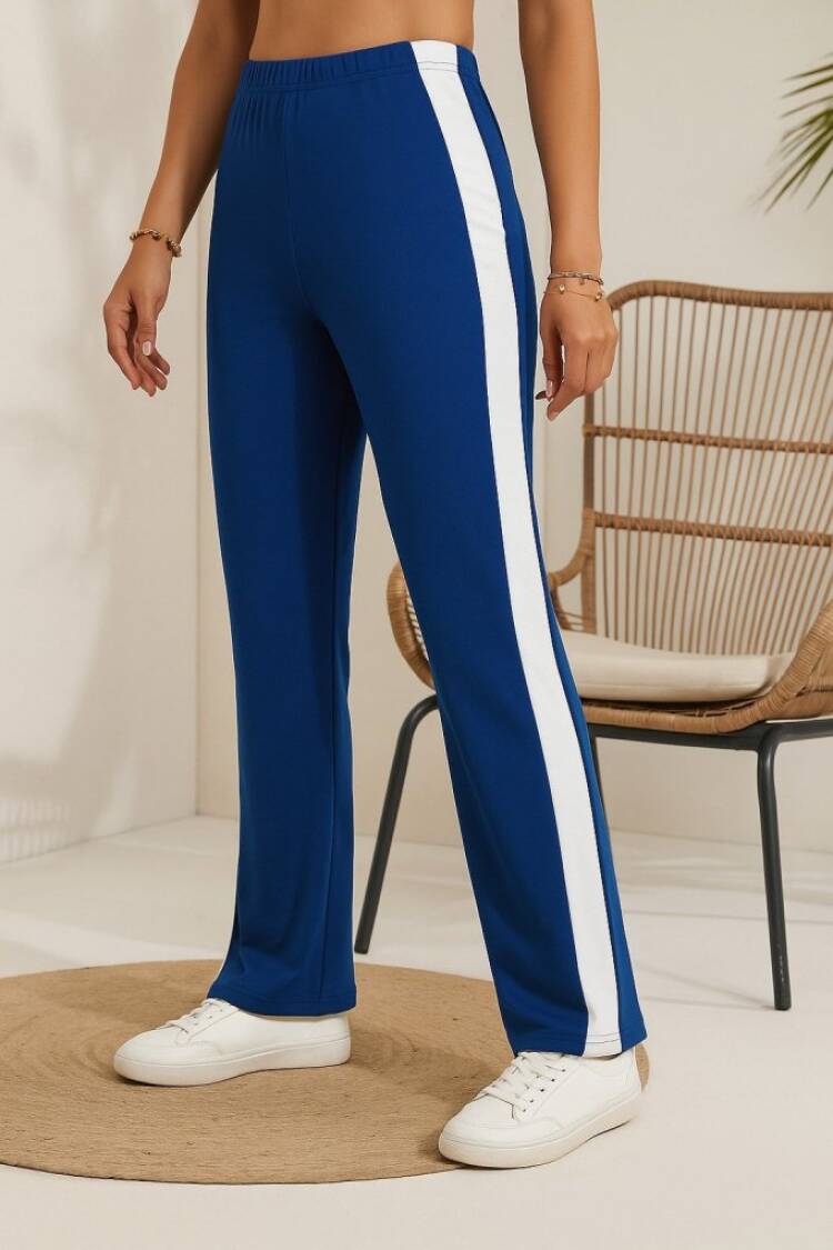 Blue Sport Casual Streetwear Jogger Pants